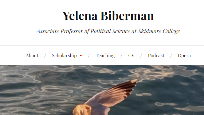 Yelena Biberman (Political Science)