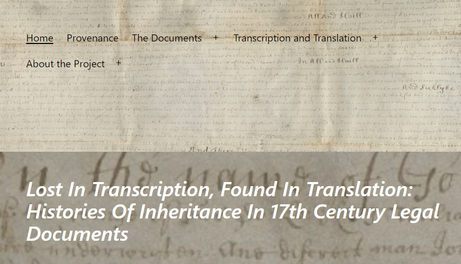Archival Storytelling (Jordana Dym, History)