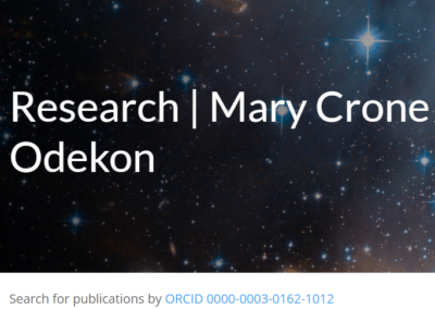 Research | Mary Crone Odekon (Physics)