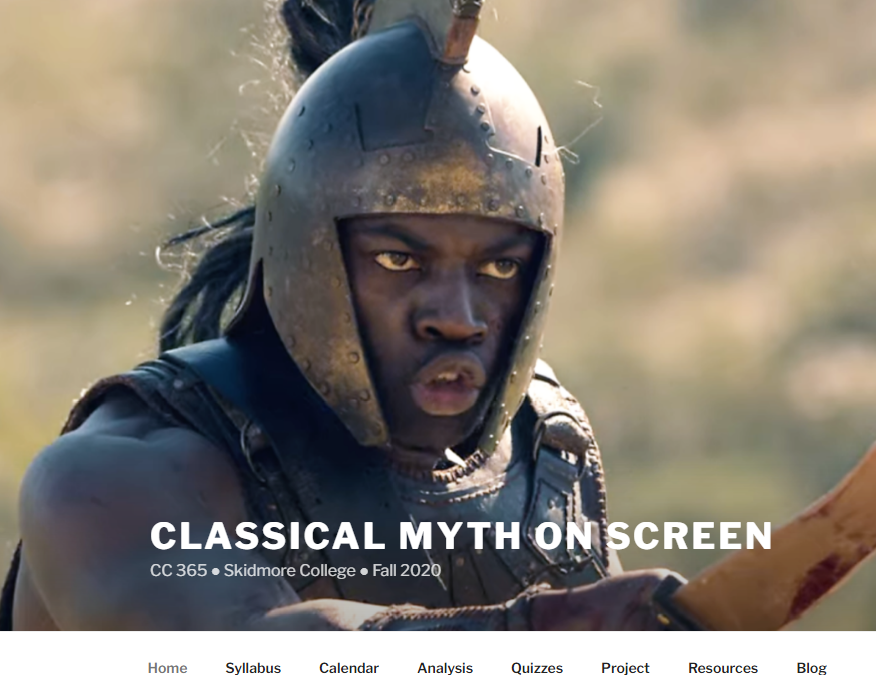 Classical Myth on Screen (Dan Curley, Classics)