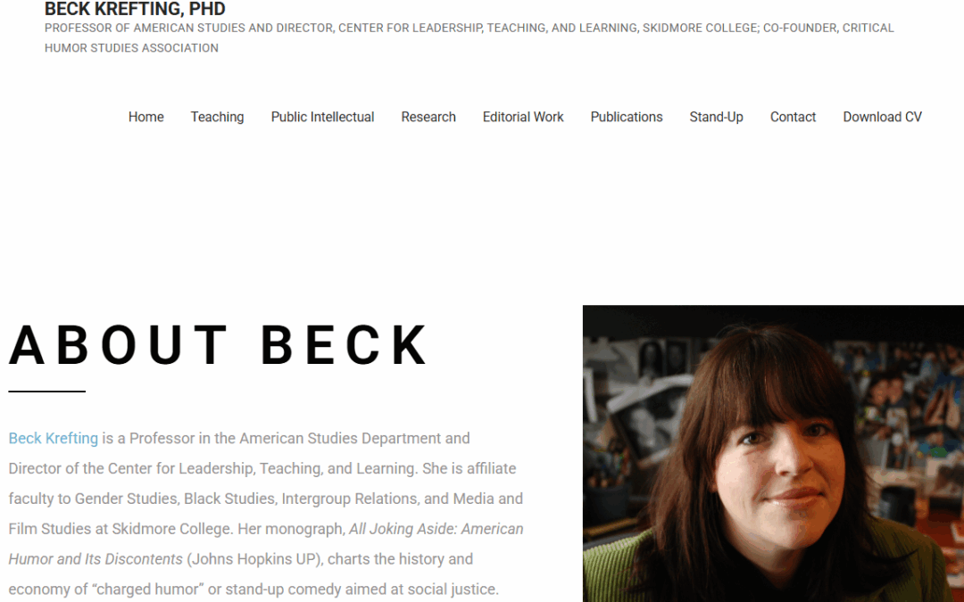 Beck Krefting, (American Studies)