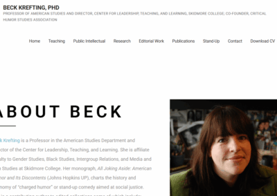 Beck Krefting, (American Studies)