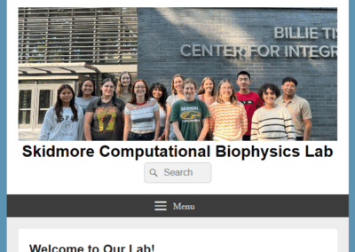 Skidmore Computational Biophysics Lab