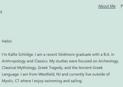 Kallie Schildge, ’23