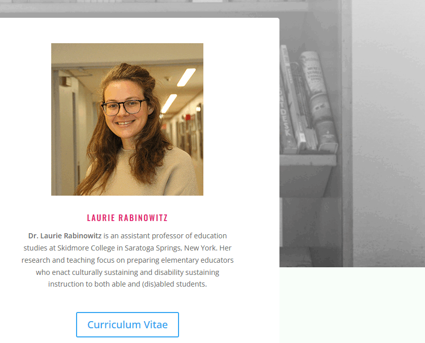 Laurie Rabinowitz, (Education Studies)