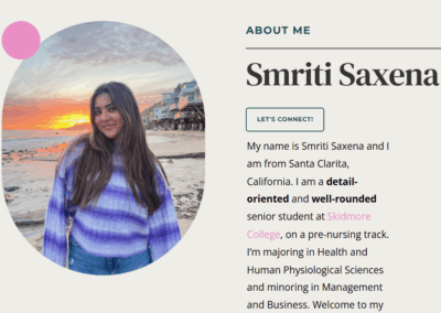 Smriti Saxena, ’25