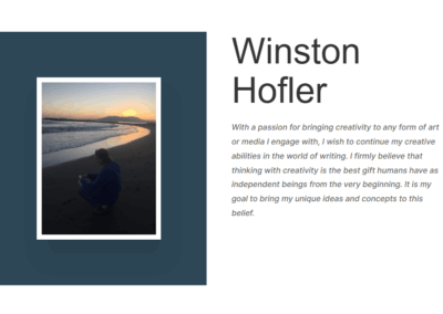 Winston Hofler, ’25