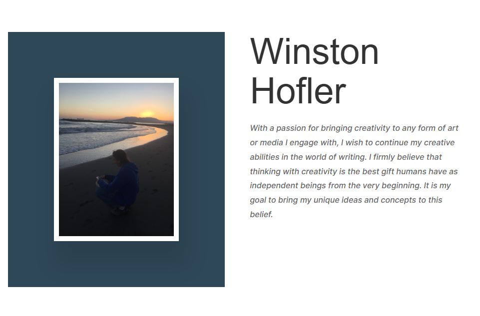 Winston Hofler, ’25