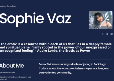 Sophie Vaz ’26
