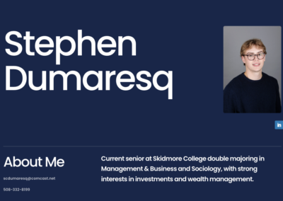Stephen Dumaresq ’26