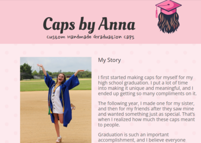Caps by Anna (Erin Gibbons ’26)